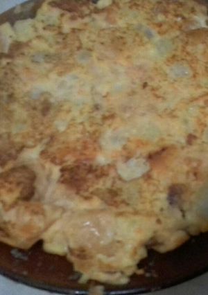 Una foto de Tortilla de papa y calabaza