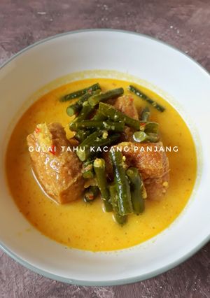 Foto resep Gulai Tahu Kacang Panjang