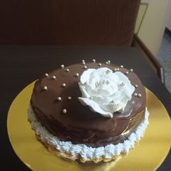 A picture of Chocolate truffle cake.