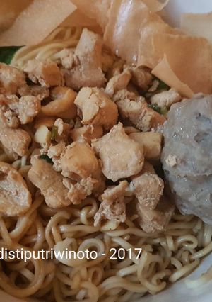 Foto resep Mie Ayam Pangsit Bakso ala bunda 3D