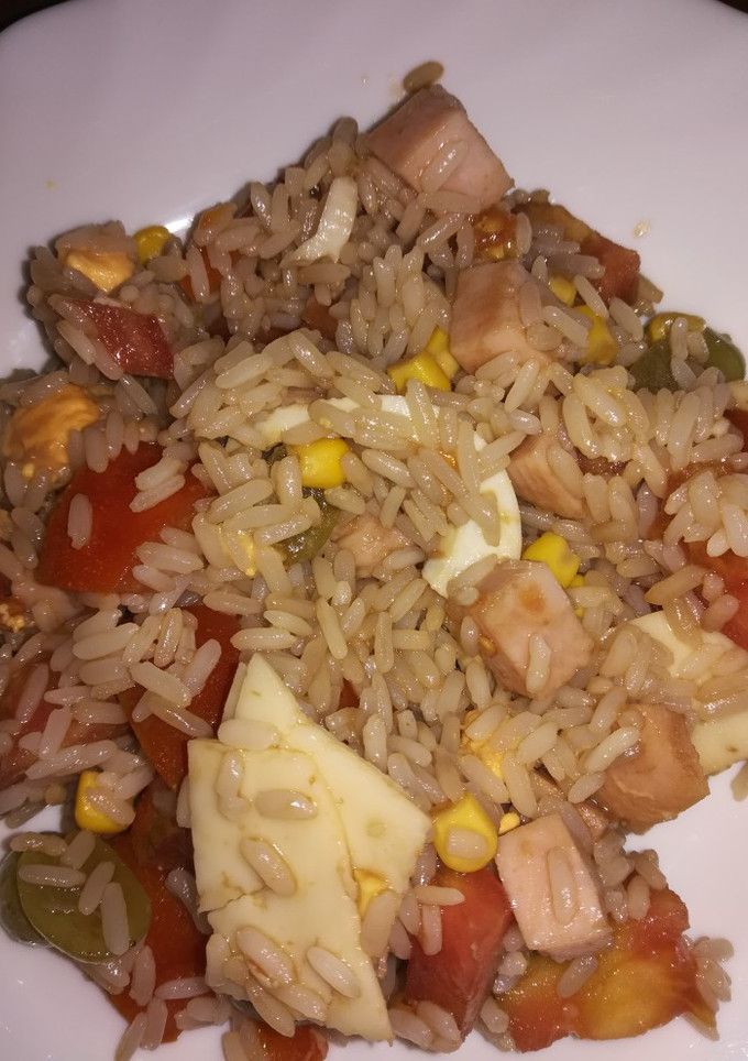 Una foto de Ensalada de arroz