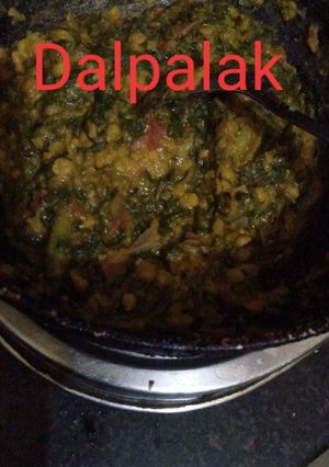 A picture of Dal Palak.