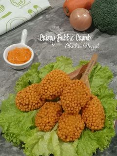 Foto resep Crispy Bubble Crumb Chicken Nugget