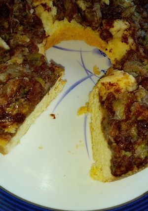 Una foto de Torta con banana