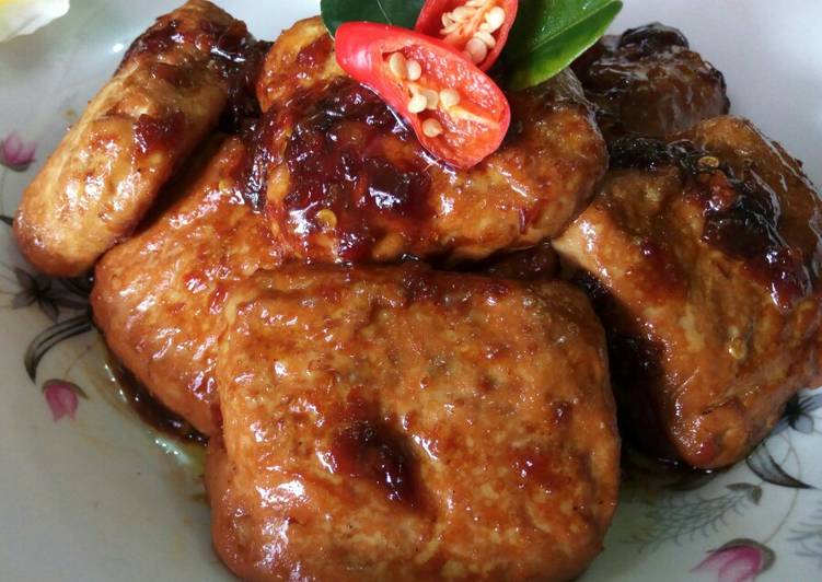 Tahu Ungkep Pedas