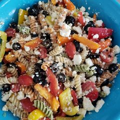 A picture of Mediterranean Pasta Salad.