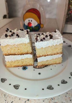 Mézeskalács krémes szelet recept fotója