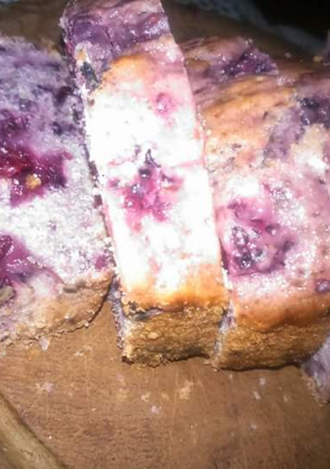 Una foto de Budín de moras
