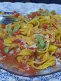 Pasta bicolor de la abuela (con tomate o con cremoso) para satisfacer a todos