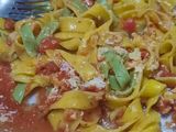 Pasta bicolor de la abuela (con tomate o con cremoso) para satisfacer a todos