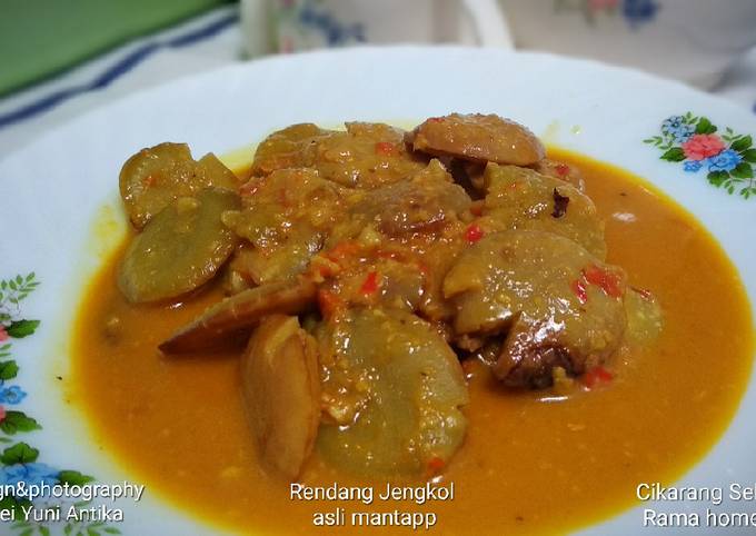 Rendang jengkol