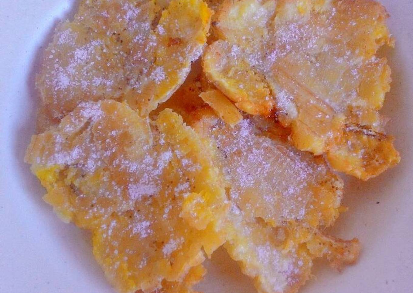 Pisang goreng geprek kriuk
