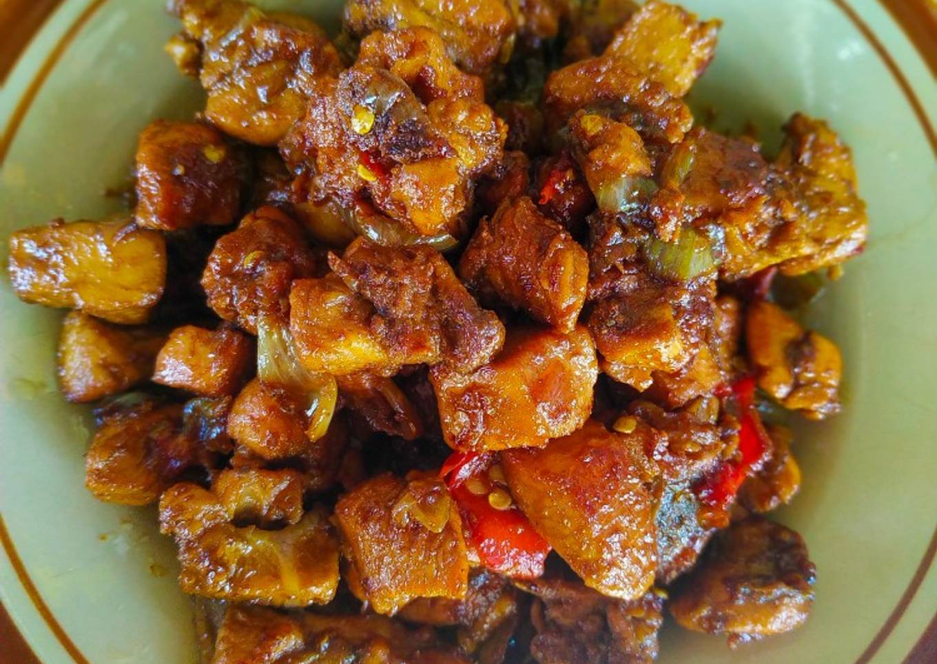 Cincang Ayam goreng kecap