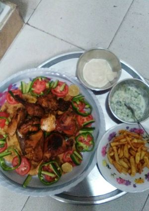 صورة لوصفة دجاج تركي