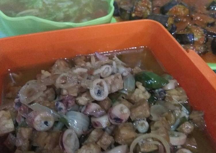 Resep Cumi saus tiram Anti Gagal