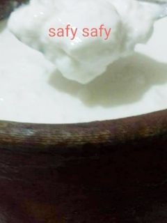 صورة لوصفة اللبن الرايب البيتى