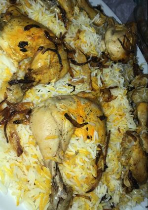 صورة لوصفة مندي الدجاج