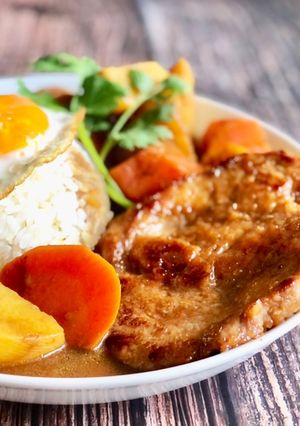 咖啡豬排飯 / 家常飯菜 的食譜成品照片