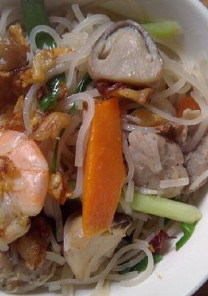 Hình của món Hủ tiếu xào.