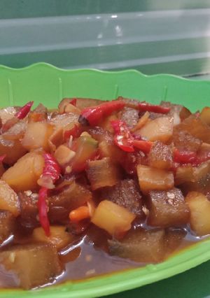 Foto resep Kikil kentang kecap pedas