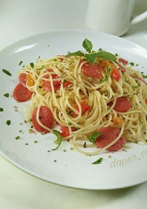 Foto resep SPAGHETTI Aglio Olio simply tasty