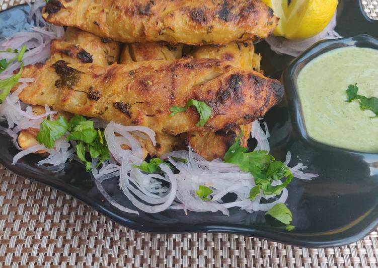 Tandoori Soya Chaap Recipe By Mother S Delight Cookpad