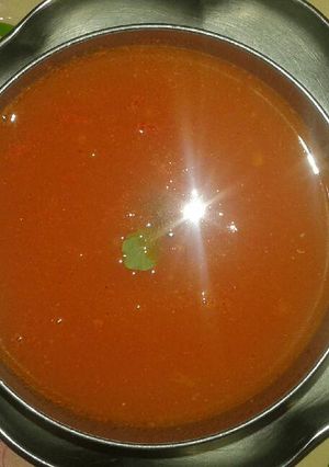 A picture of Tomato soup.
