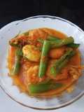 Gulai Medan Udang Buncis