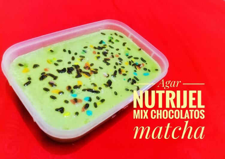 Langkah Mudah untuk Buat 42. Agar nutrijel mix chocolatos matcha yang Lezat Sekali