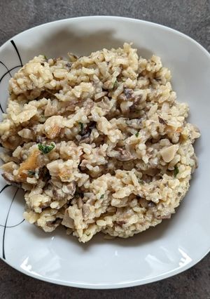 OnePot Pilzrisotto Rezepthauptbild