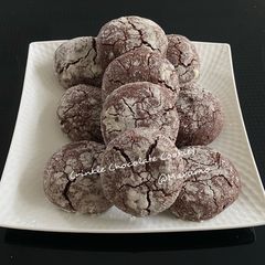 Crinkle Chocolate Cookies A picture of Crinkle Chocolate Cookies.