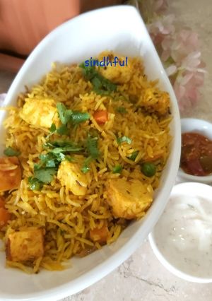 A picture of Paneer Pulao.