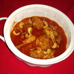 Chicken shahi korma A picture of Chicken shahi korma.
