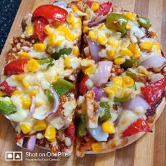Corn pizza A picture of Corn pizza.