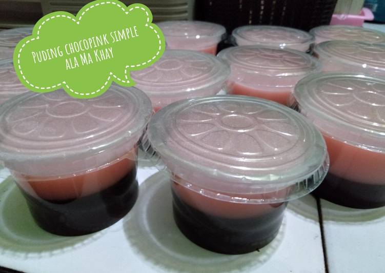 🍰Puding Chocopink Simple ala Ma Khay🍰