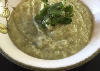 Ultimate, Prepare Cauliflower and watercress soup Delicious