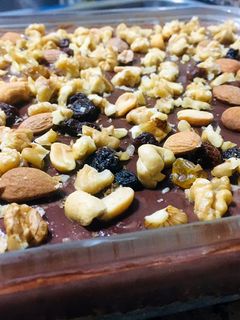 Una foto de 🤩POSTRE🌰 DE 🍫🇦🇷CHOCOLATE🍫🇦🇷🍩🍫🌰😋