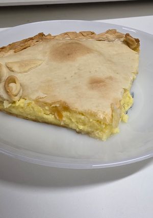 Una foto de Tarta soufflé de choclo