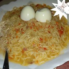 A picture of My simple noodles recipe.