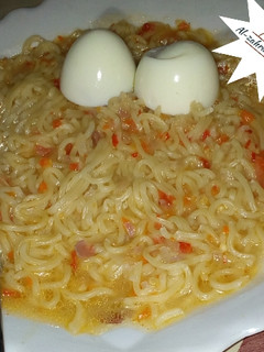 A picture of My simple noodles recipe.