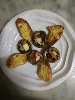 Una foto de Champiñón relleno