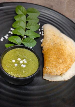 A picture of Sabudana Dosa (Fasting Dosa).