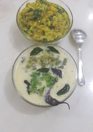 હરીયાળી કઢી રેસીપી મુખ્ય ફોટો