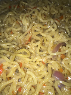 A picture of Indomie noodles.