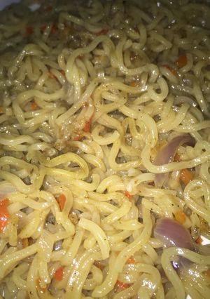 A picture of Indomie noodles.