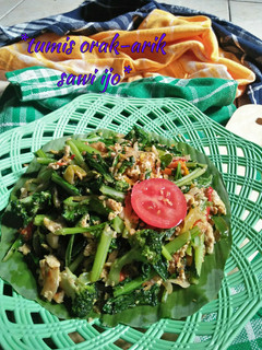 Foto resep *tumis orak-arik sawi ijo*