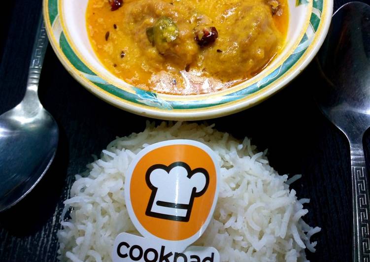 Easiest Way to Make Award-winning Kadhi Pakoda with Rice