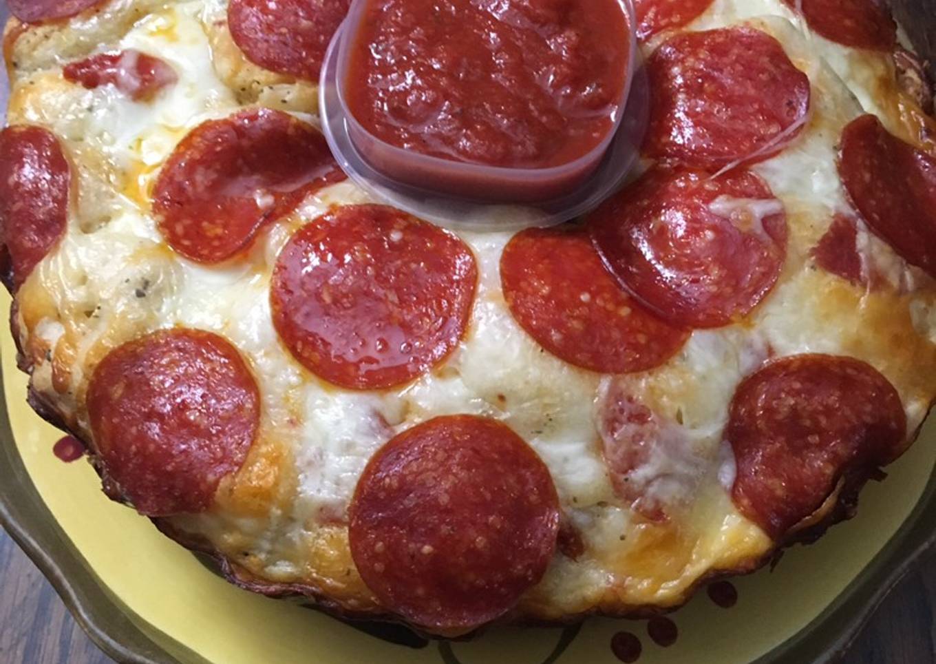 Cream pizza