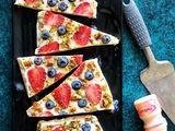 BERRY NUTTY FROZEN YOGURT BARK 💕