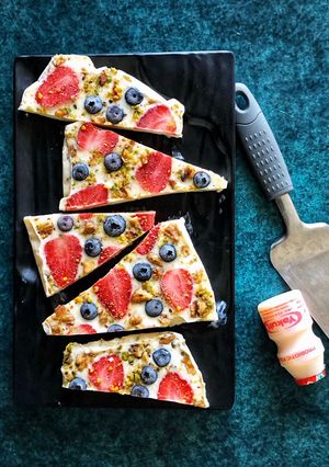 A picture of BERRY NUTTY FROZEN YOGURT BARK 💕.